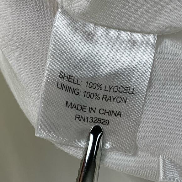 Tularosa Crisp White Resort Style Super High Waisted Paper Bag Pants - Size XS - Picture 6 of 7